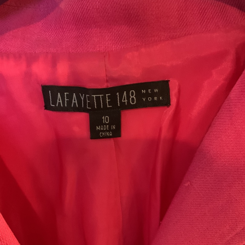 Lafayette 128 linen blazer, size 10 - Picture 2 of 3